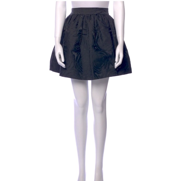 Kate Spade Black Mini Skirt/ Floral - Picture 1 of 15
